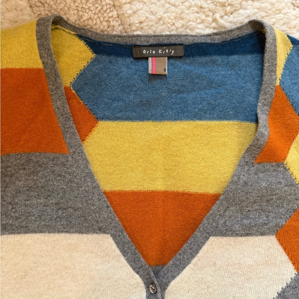 Orla Kiely Multicolor Geometric Sweater - Picture 2 of 5